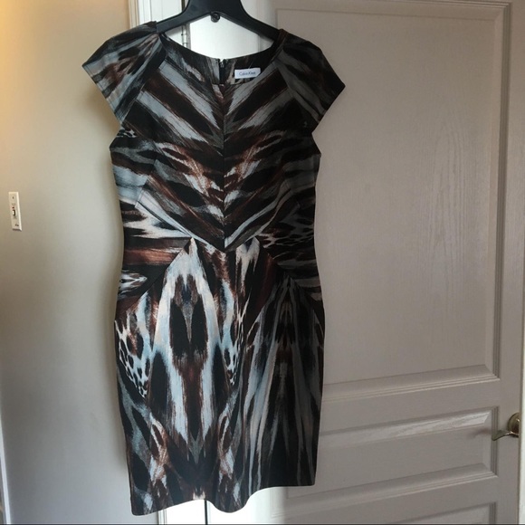 Calvin Klein Dresses & Skirts - CK Animal Print Sheath Dress